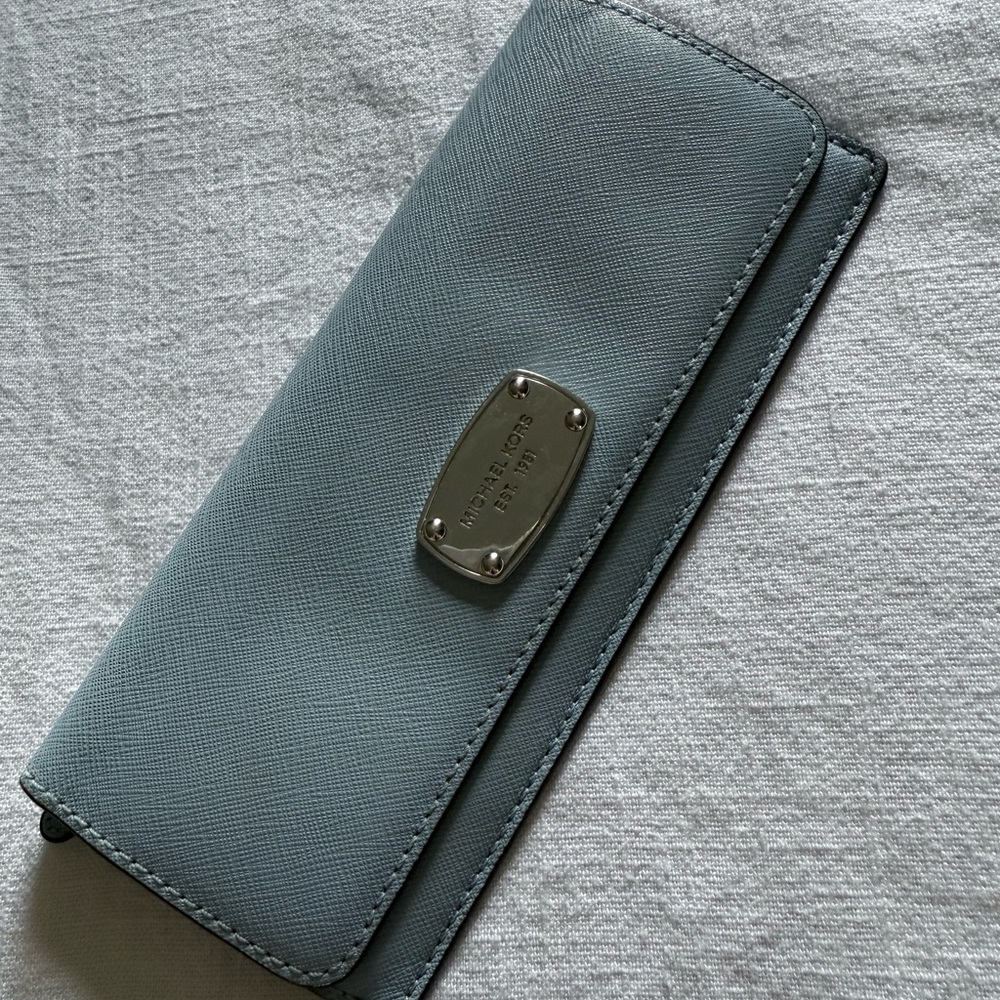 Michael Kors Slate Blue Wallet